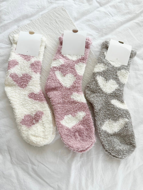 Cozy Heart Socks