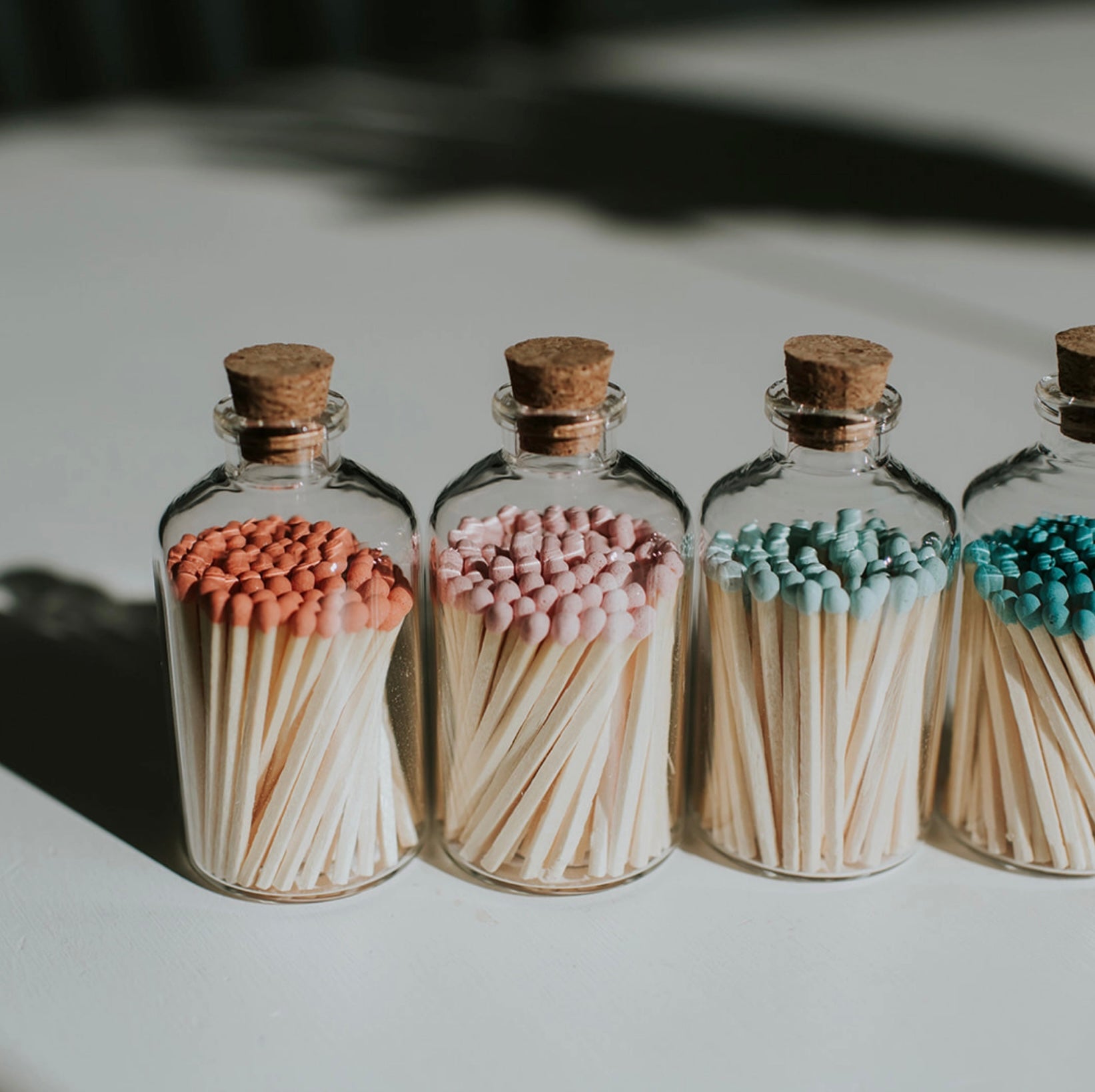Glim Essentials Luxe Apothecary Match Bottles